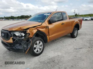 2019 Ford Ranger XL with VIN 1FTER1EH5KLA53553, listed as a Copart auction lot 54500454 with 63,308 mi miles and Salvage Title. Bid and sale history available at carsss.com. Image 1.