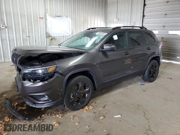 2021 Jeep Cherokee Latitude Plus with VIN 1C4PJMLB6MD156770, listed as a Copart auction lot 58849605 with 41,270 mi miles and Salvage title. Bid and sale history available at DreamBid. Image 1.