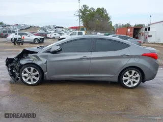 2013 Hyundai Elantra GLS PZEV with VIN 5NPDH4AE9DH421381, listed as a IAAI auction lot 41435537 with 253,528 mi miles. Bid and sale history available at carsss.com. Image 14.