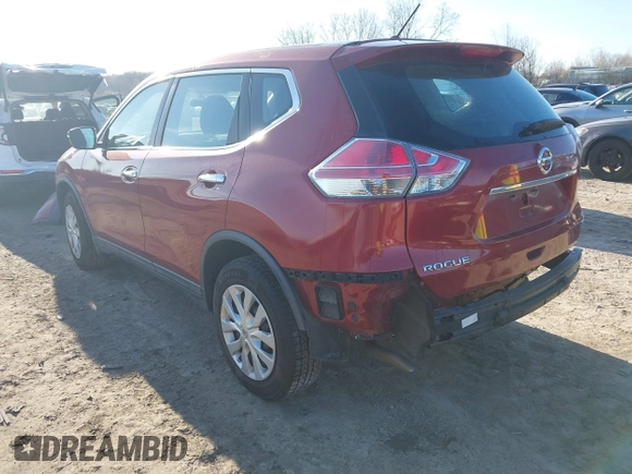 2014 Nissan Rogue SL with VIN 5N1AT2MV1EC796515, listed as a IAAI auction lot 42035666 with 107,762 mi miles. Bid and sale history available at carsss.com. Image 3.