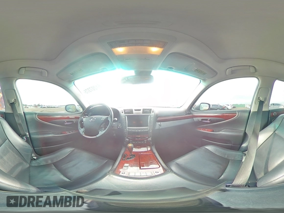 2008 Lexus LS 460 with VIN JTHBL46FX85054681, listed as a Copart auction lot 61207375 with 174,753 mi miles and Salvage title. Bid and sale history available at DreamBid. Image 14.