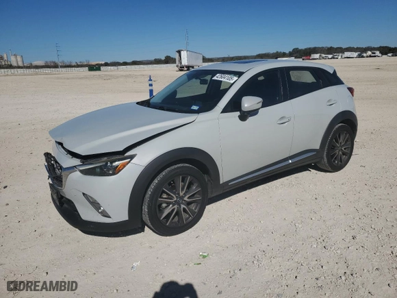 2016 Mazda CX-3 Grand Touring with VIN JM1DKBD75G0109238, listed as a Copart auction lot 42604105 with 169,365 mi miles and Salvage Title. Bid and sale history available at carsss.com. Image 1.
