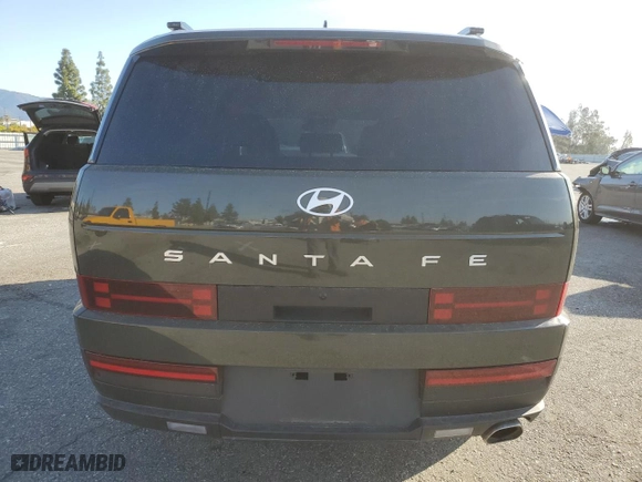 2025 Hyundai Santa Fe SEL with VIN 5NMP24GLXSH089028, listed as a Copart auction lot 49888755 with 6,242 mi miles and Salvage Title. Bid and sale history available at carsss.com. Image 6.