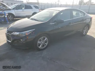 2017 Chevrolet Cruze LT with VIN 1G1BE5SM7H7106318, listed as a Copart auction lot 52155355 with 83,370 mi miles and Salvage Title. Bid and sale history available at carsss.com. Image 1.
