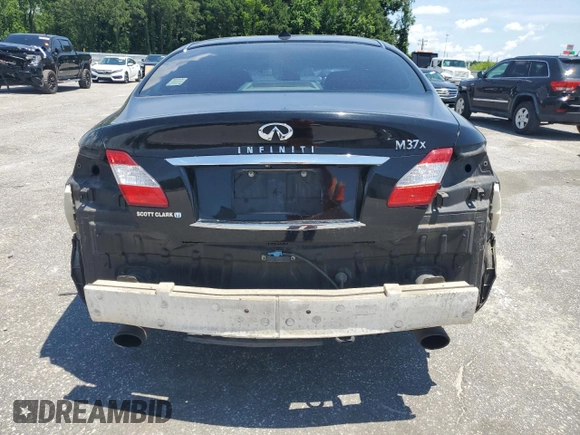 2012 Infiniti M with VIN JN1BY1AR4CM393490, listed as a Copart auction lot 60292295 with 322,907 mi miles and Salvage title. Bid and sale history available at DreamBid. Image 6.