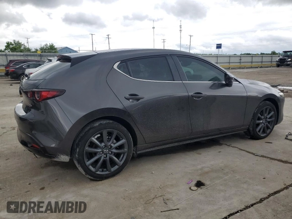 2024 Mazda 3 S Preferred with VIN JM1BPALM9R1716637, listed as a Copart auction lot 58008425 with 9,627 mi miles and Salvage title. Bid and sale history available at DreamBid. Image 3.