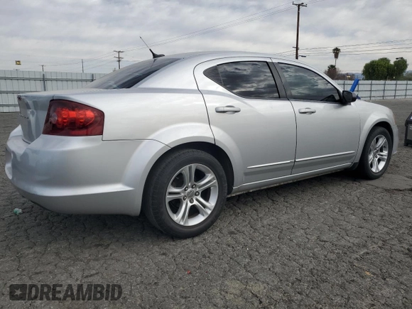 2012 Dodge Avenger SE with VIN 1C3CDZAB8CN154070, listed as a Copart auction lot 47322795 with 190,259 mi miles and Salvage Title. Bid and sale history available at DreamBid. Image 3.