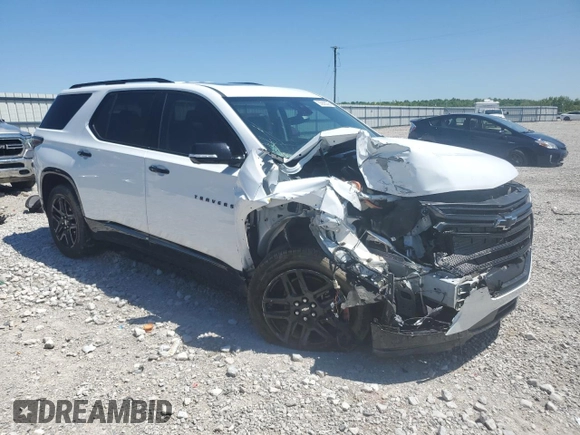 2020 Chevrolet Traverse Premier with VIN 1GNERKKW9LJ115307, listed as a Copart auction lot 55606225 with 70,847 mi miles and Salvage title. Bid and sale history available at DreamBid. Image 4.