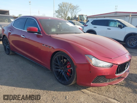 2014 Maserati Ghibli S Q4 z VIN ZAM57RTA1E1126505, wystawiony jako IAAI lot #42115267 z przebiegiem 90 760 mil mil oraz . Historia ofert i sprzedaży dostępna na DreamBid. Obrazek 1.