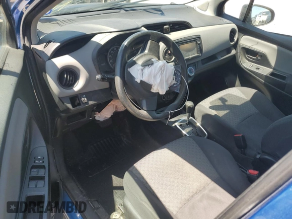 2015 Toyota Yaris L with VIN VNKKTUD35FA035087, listed as a Copart auction lot 50596655 with Not Provided miles and Salvage Title. Bid and sale history available at DreamBid. Image 8.
