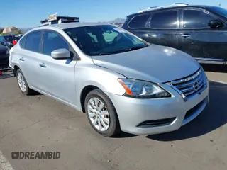 2015 Nissan Sentra SV with VIN 3N1AB7AP0FL651646, listed as a IAAI auction lot 41878825 with 144,361 mi miles and . Bid and sale history available at DreamBid. Image 1.