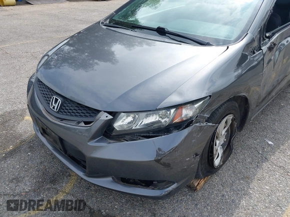 2013 Honda Civic Cpe LX with VIN 2HGFG3B58DH521213, listed as a IAAI auction lot 42042878 with 46,865 mi miles. Bid and sale history available at carsss.com. Image 17.