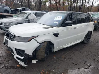 2020 Land Rover Range Rover Sport HST with VIN SALWS2RU7LA743364, listed as a IAAI auction lot 41796780 with 43,037 mi miles. Bid and sale history available at carsss.com. Image 2.