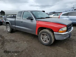 2002 Dodge Dakota with VIN 1B7GL12XX2S718443, listed as a Copart auction lot 84568934 with 122,127 mi miles and Clean Title. Bid and sale history available at carsss.com. Image 4.