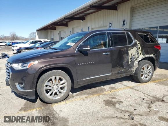 2019 Chevrolet Traverse RS with VIN 1GNEVJKWXKJ141872, listed as a Copart auction lot 47965435 with 64,912 mi miles and Salvage Title. Bid and sale history available at carsss.com. Image 1.