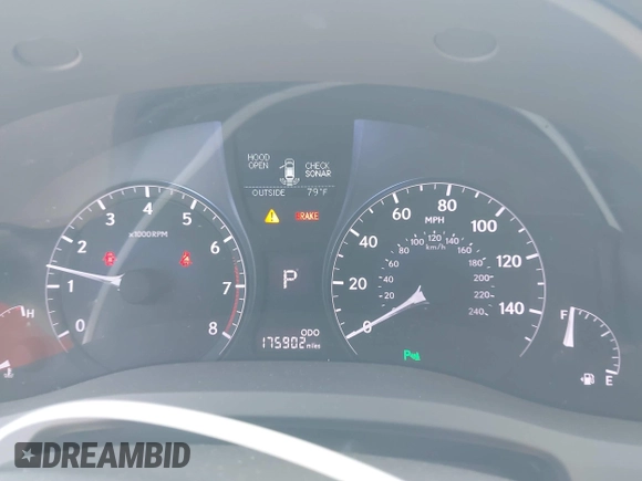 2013 Lexus RX 350 with VIN JTJZK1BAXD2009082, listed as a IAAI auction lot 42582172 with 175,902 mi miles and . Bid and sale history available at DreamBid. Image 7.