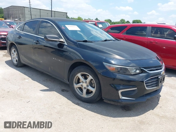 2016 Chevrolet Malibu LS with VIN 1G1ZB5ST1GF292456, listed as a IAAI auction lot 42408433 with 144,430 mi miles and . Bid and sale history available at DreamBid. Image 1.