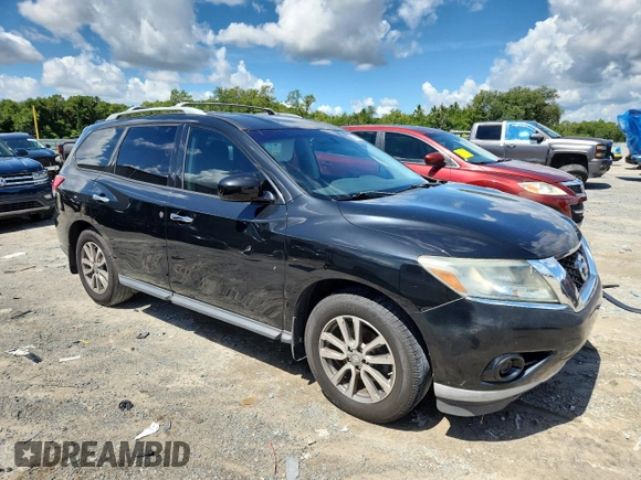 2015 Nissan Pathfinder S with VIN 5N1AR2MN6FC651888, listed as a Copart auction lot 63422955 with 217,197 mi miles and Clean title. Bid and sale history available at DreamBid. Image 4.