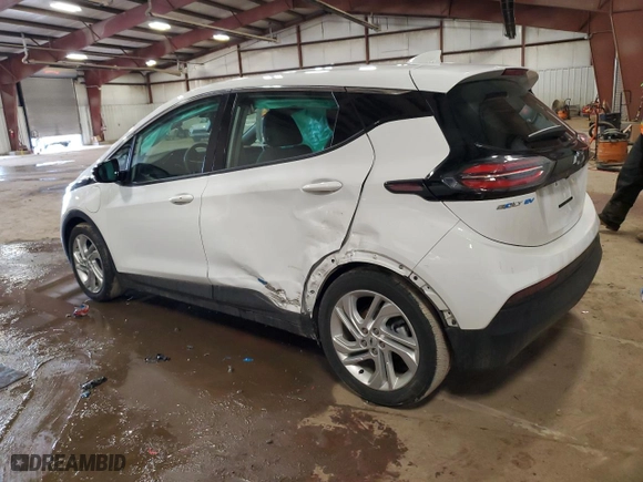 2023 Chevrolet Bolt EV 1LT with VIN 1G1FW6S08P4109116, listed as a Copart auction lot 44028955 with 46,847 mi miles and Salvage Title. Bid and sale history available at carsss.com. Image 2.