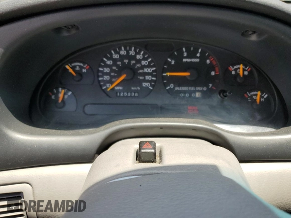 1997 Ford Mustang with VIN 1FALP4048VF172130, listed as a Copart auction lot 59790275 with 125,336 mi miles and Salvage title. Bid and sale history available at DreamBid. Image 9.