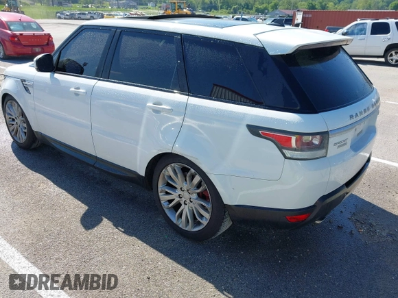 2016 Land Rover Range Rover Sport Dynamic with VIN SALWR2EF5GA582800, listed as a IAAI auction lot 42201483 with 136,270 mi miles and . Bid and sale history available at DreamBid. Image 3.