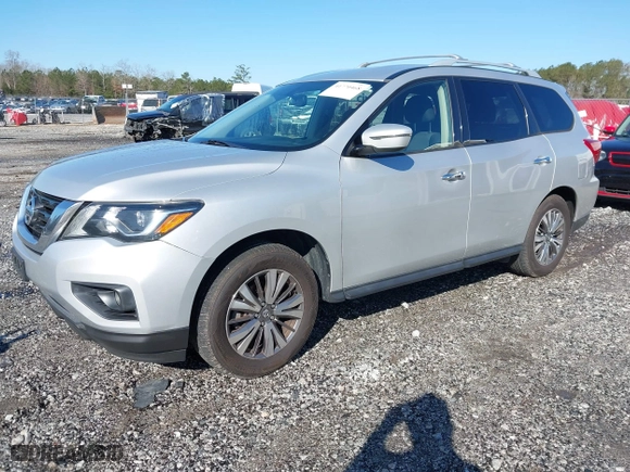 2019 Nissan Pathfinder SL with VIN 5N1DR2MN4KC624647, listed as a IAAI auction lot 41770468 with 128,240 mi miles. Bid and sale history available at carsss.com. Image 17.