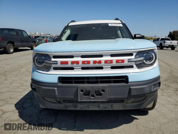 2023 Ford Bronco Sport Heritage с VIN 3FMCR9G63PRD35809, выставлен на аукционе Copart как лот 53137915 с пробегом 14 437 миль миль и Списание • Salvage title. История ставок и продаж доступна на DreamBid. Изображение 5.