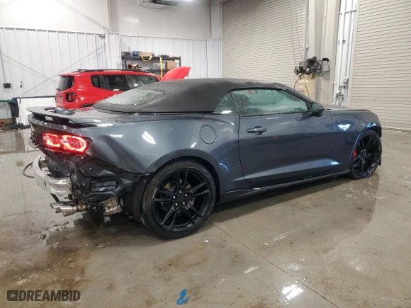 2022 Chevrolet Camaro LT1 with VIN 1G1FF3D78N0101384, listed as a Copart auction lot 83984984 with 41,595 mi miles and Salvage Title. Bid and sale history available at carsss.com. Image 3.