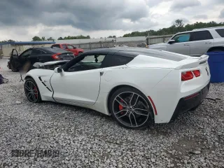 2017 Chevrolet Corvette 2LT with VIN 1G1YD2D77H5100579, listed as a Copart auction lot 58973455 with Not provided miles and Salvage title. Bid and sale history available at DreamBid. Image 2.