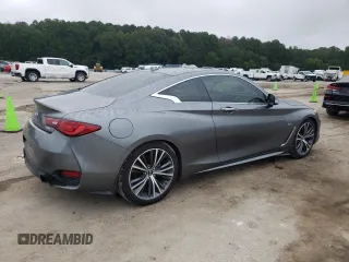 2020 Infiniti Q60 Luxe with VIN JN1EV7EKXLM341156, listed as a Copart auction lot 71984954 with 67,816 mi miles and Salvage Title. Bid and sale history available at carsss.com. Image 3.