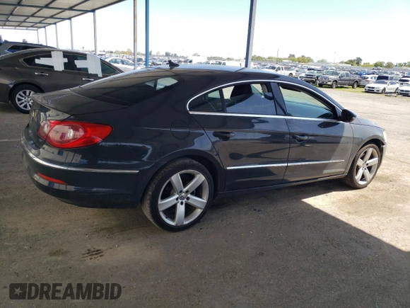 2012 Volkswagen CC Lux PZEV with VIN WVWHP7AN7CE505154, listed as a Copart auction lot 51849365 with 125,124 mi miles and Salvage Title. Bid and sale history available at carsss.com. Image 3.