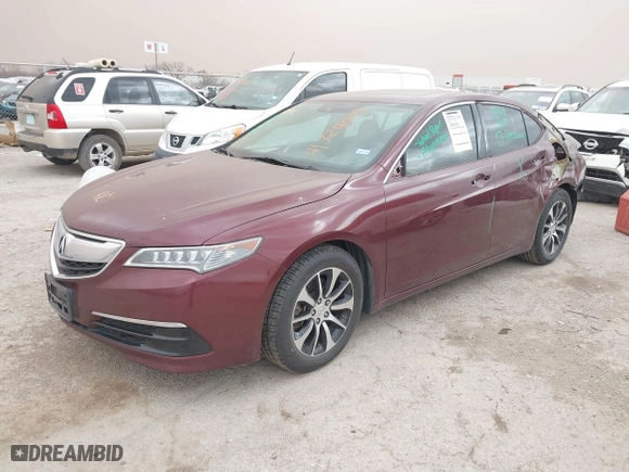 2015 Acura TLX Tech with VIN 19UUB1F53FA024575, listed as a IAAI auction lot 41724009 with 118,257 mi miles. Bid and sale history available at carsss.com. Image 17.