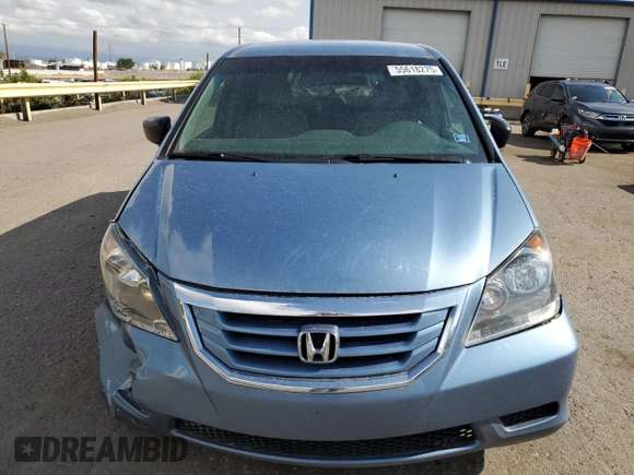 2010 Honda Odyssey LX with VIN 5FNRL3H23AB054658, listed as a Copart auction lot 62322195 with 160,550 mi miles and Salvage title. Bid and sale history available at DreamBid. Image 5.