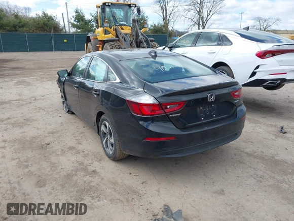 2019 Honda Insight EX with VIN 19XZE4F59KE025217, listed as a IAAI auction lot 41979228 with 85,342 mi miles and . Bid and sale history available at carsss.com. Image 3.