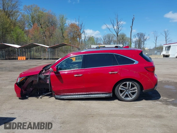 2018 Acura MDX w/Advance/Entertainment Pkg with VIN 5J8YD4H90JL006920, listed as a IAAI auction lot 41957396 with 58,832 mi miles. Bid and sale history available at carsss.com. Image 14.