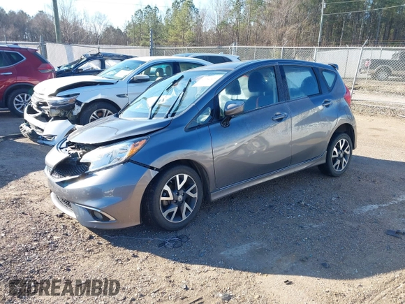 2016 Nissan Note S with VIN 3N1CE2CP7GL389531, listed as a IAAI auction lot 41250579 with 135,489 mi miles and . Bid and sale history available at DreamBid. Image 2.