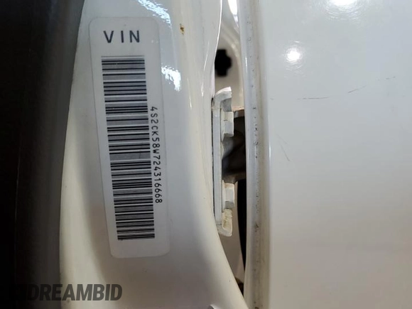 2002 Isuzu Rodeo S with VIN 4S2CK58W724316668, listed as a Copart auction lot 72154754 with 141,590 mi miles and Salvage Title. Bid and sale history available at DreamBid. Image 15.