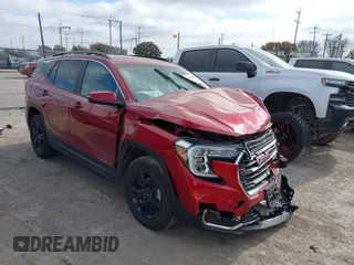 2024 GMC Terrain SLE with VIN 3GKALMEG9RL397687, listed as a IAAI auction lot 41492180 with 5,912 mi miles. Bid and sale history available at carsss.com. Image 1.