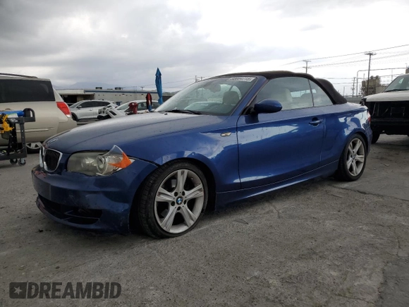 2008 BMW 1 Series 128i с VIN WBAUL73568VE88989, выставлен на аукционе Copart как лот 52004715 с пробегом 78 833 миль миль и Списание • Salvage title. История ставок и продаж доступна на DreamBid. Изображение 1.