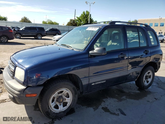 2002 Chevrolet Tracker with VIN 2CNBE13C926933455, listed as a Copart auction lot 58235764 with NaN miles and Salvage Title. Bid and sale history available at carsss.com. Image 1.