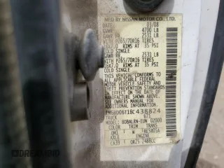 2008 Nissan Frontier SE z VIN 1N6BD06T18C438824, wystawiony jako Copart lot #56874405 z przebiegiem 228 495 mil mil oraz Tytuł czysty. Historia ofert i sprzedaży dostępna na DreamBid. Obrazek 12.