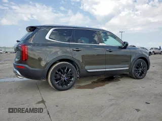 2021 Kia Telluride SX with VIN 5XYP5DHC4MG168181, listed as a Copart auction lot 58968875 with 28,962 mi miles and Salvage title. Bid and sale history available at DreamBid. Image 3.