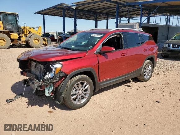 2023 GMC Terrain SLT z VIN 3GKALVEG1PL189242, wystawiony jako Copart lot #61286455 z przebiegiem 36 365 mil mil oraz Szkoda całkowita • Salvage title. Historia ofert i sprzedaży dostępna na DreamBid. Obrazek 1.