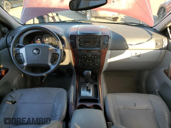 2005 Kia Sorento LX with VIN KNDJD733755363798, listed as a Copart auction lot 80643854 with 178,843 mi miles and Salvage Title. Bid and sale history available at carsss.com. Image 8.
