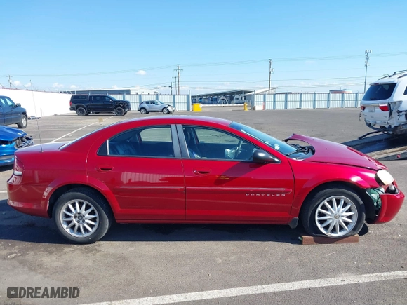 2001 Chrysler Sebring LXi with VIN 1C3EL56U31N704710, listed as a IAAI auction lot 41746277 with 106,050 mi miles. Bid and sale history available at carsss.com. Image 14.