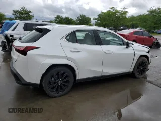 2023 Lexus UX 250h Premium with VIN JTHP9JBH5P2065064, listed as a Copart auction lot 55804155 with 25,204 mi miles and Salvage title. Bid and sale history available at DreamBid. Image 3.