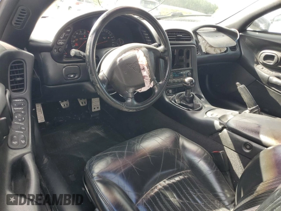 2003 Chevrolet Corvette Z06 with VIN 1G1YY12SX35132165, listed as a Copart auction lot 75960994 with 145,382 mi miles and Salvage Title. Bid and sale history available at carsss.com. Image 8.