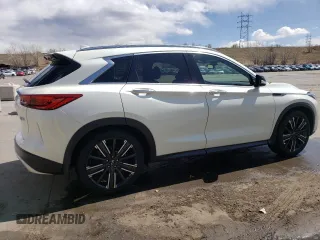 2021 Infiniti QX50 Luxe with VIN 3PCAJ5BB8MF102182, listed as a Copart auction lot 51758835 with 40,582 mi miles and Salvage Title. Bid and sale history available at DreamBid. Image 3.