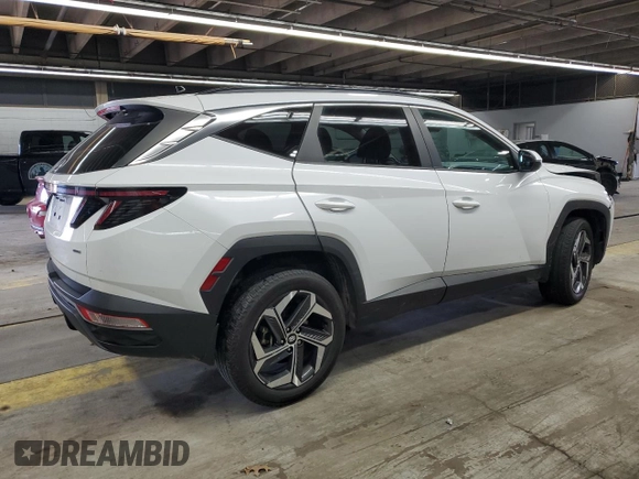 2022 Hyundai Tucson SEL with VIN 5NMJFCAE7NH137314, listed as a Copart auction lot 49349305 with 49,091 mi miles and Salvage Title. Bid and sale history available at carsss.com. Image 3.