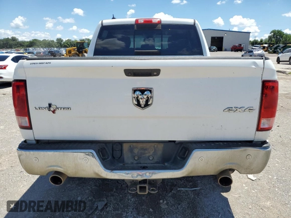 2015 Ram 1500 Lone Star with VIN 1C6RR7LT5FS769464, listed as a Copart auction lot 58975365 with 124,551 mi miles and Salvage title. Bid and sale history available at DreamBid. Image 6.
